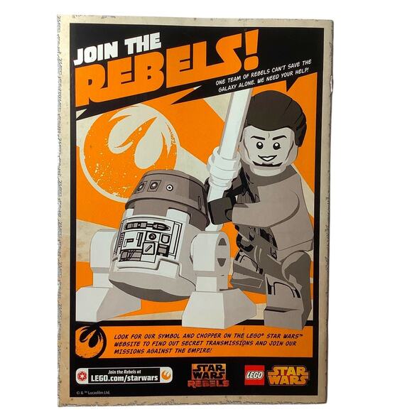 2015 SDCC Exclusive Lego Star Wars The Rebels Strike Back Comic, WREN, NM 9.4 - Picture 2 of 7